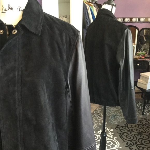 New Men’s Suede and Leather Jacket L - Picture 4 of 8
